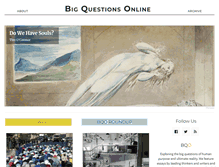 Tablet Screenshot of bigquestionsonline.com